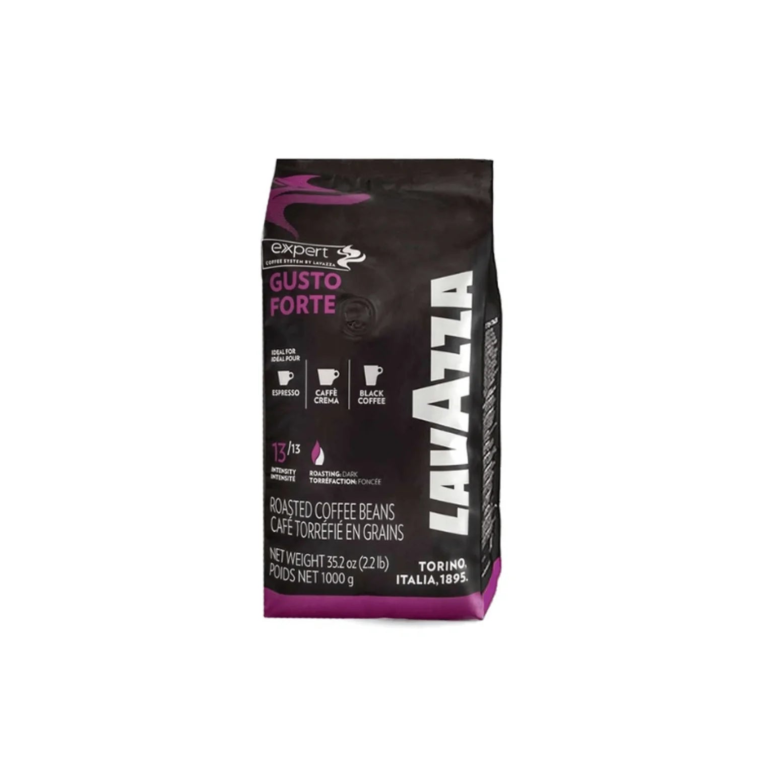 Lavazza Gusto Forte Whole Beans Coffee 1Kg