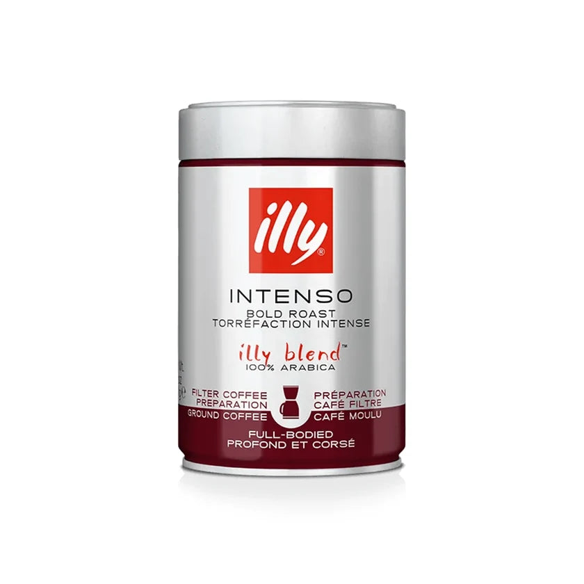 illy Intenso Bold Roast Filter Coffee Preparation 250g