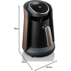 Arzum OKKA Minio Turkish Coffee Machine - Black & Gold