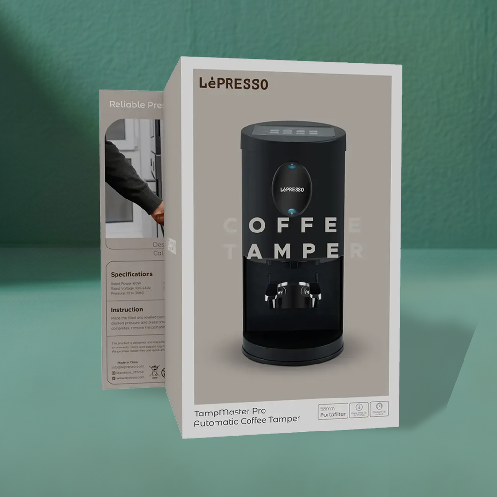 LePresso TampMaster Pro Automatic Coffee Tamper - Black