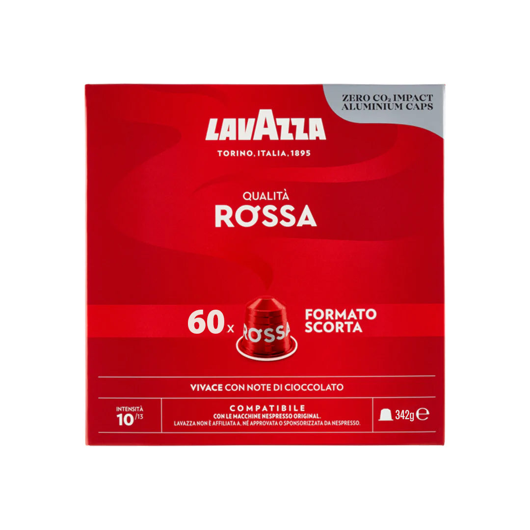 Lavazza - Qualita Rossa Compatible with Nespresso - Pack 60 capsules