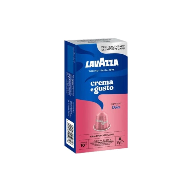 Lavazza Crema e Gusto Dolce Coffee Capsules - 10 Capsules