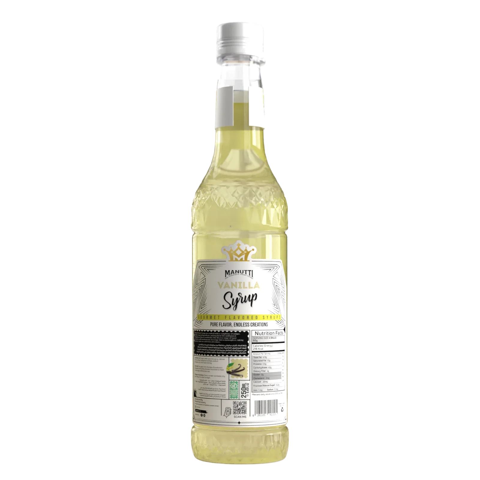 Manutti Vanilla Syrup 350ml