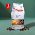Kimbo Audace Gusto Aroma Light Roast Coffee Beans 1KG intensity 10