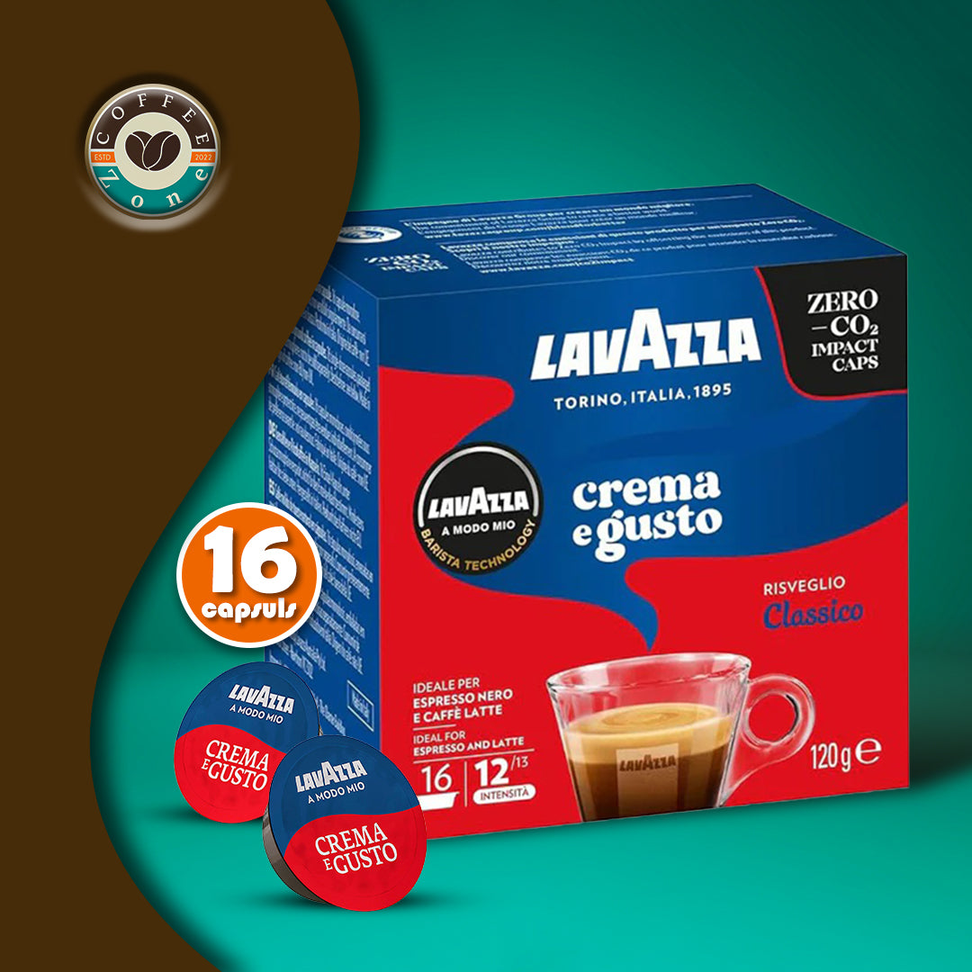 Lavazza A Modo Mio Crema e Gusto Capsules - 16 Capsules