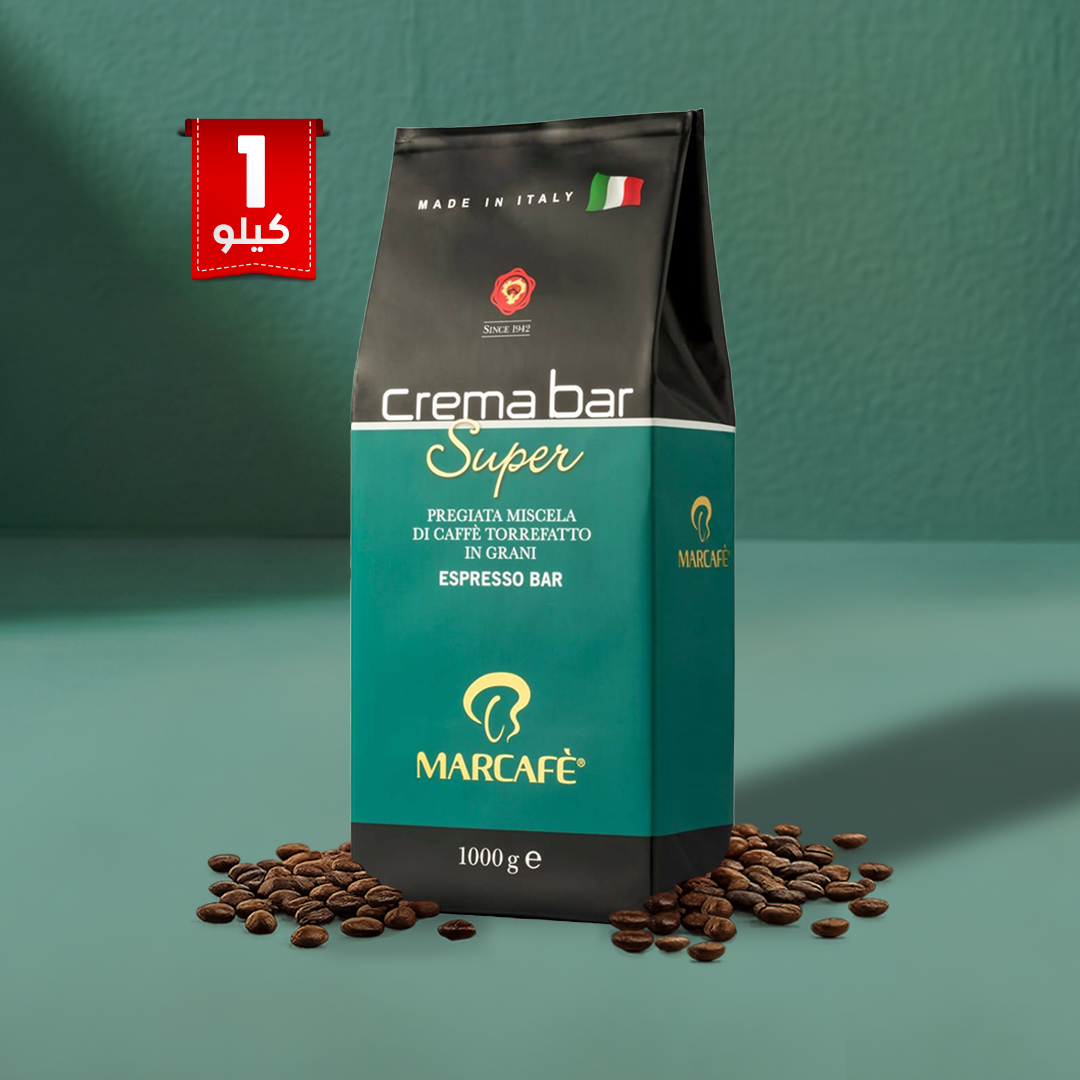 Mar Café SUPER CREMA BAR Whole Beans Coffee 1Kg